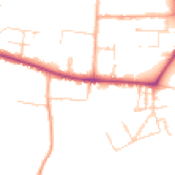 Daytime road noise heatmap for CB3 9QR