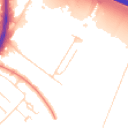 Daytime road noise heatmap for CB4 0DL