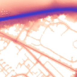 Daytime road noise heatmap for CB4 0WG