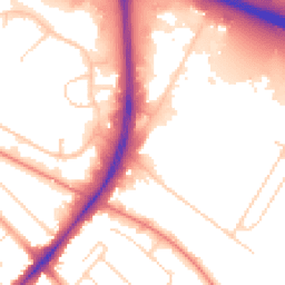 Daytime road noise heatmap for CB4 0WY