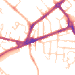 Daytime road noise heatmap for CB4 1AB