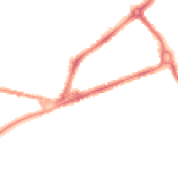 Night-time road noise heatmap for CB4 1AB