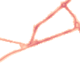 Night-time road noise heatmap for CB4 1AF