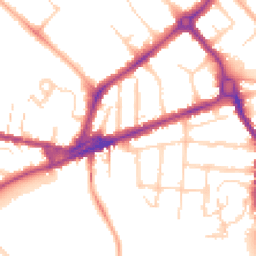 Daytime road noise heatmap for CB4 1AH