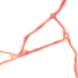 Night-time road noise heatmap for CB4 1AL