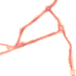 Night-time road noise heatmap for CB4 1AN