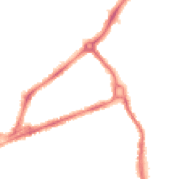 Night-time road noise heatmap for CB4 1AT