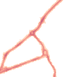 Night-time road noise heatmap for CB4 1AY