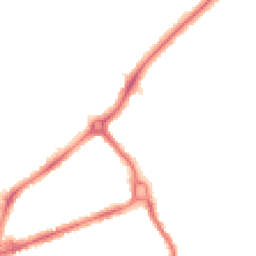 Night-time road noise heatmap for CB4 1BD