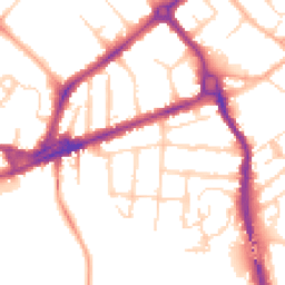 Daytime road noise heatmap for CB4 1BP