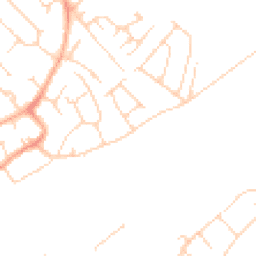 Daytime road noise heatmap for CB4 1BS