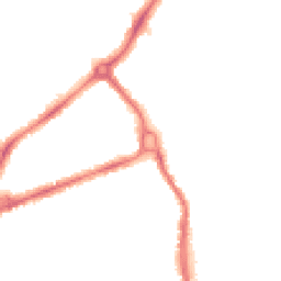 Night-time road noise heatmap for CB4 1BT