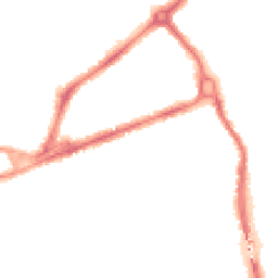 Night-time road noise heatmap for CB4 1GG