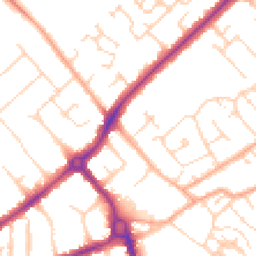 Daytime road noise heatmap for CB4 1QA