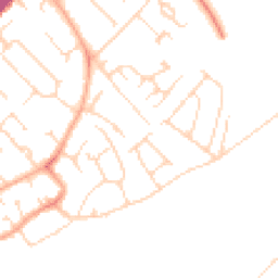 Daytime road noise heatmap for CB4 1TZ