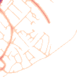 Daytime road noise heatmap for CB4 1UF