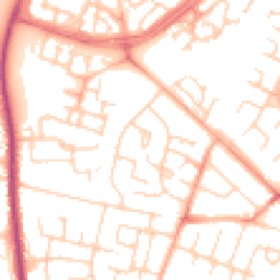 Daytime road noise heatmap for CB4 2HH