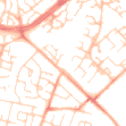 Daytime road noise heatmap for CB4 2SP