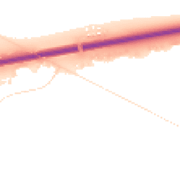 Night-time road noise heatmap for CB4 2UQ