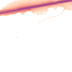 Night-time road noise heatmap for CB4 2XF