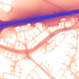 Daytime road noise heatmap for CB4 2XR