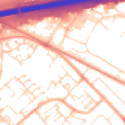Daytime road noise heatmap for CB4 2ZF