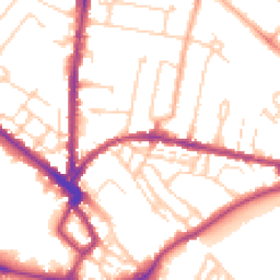 Daytime road noise heatmap for CB4 3BU