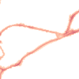 Night-time road noise heatmap for CB4 3DN