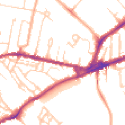 Daytime road noise heatmap for CB4 3DU