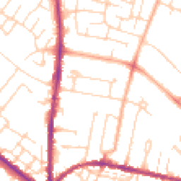 Daytime road noise heatmap for CB4 3HE