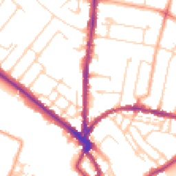Daytime road noise heatmap for CB4 3LQ