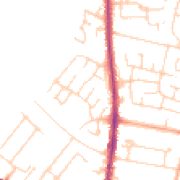 Daytime road noise heatmap for CB4 3LT