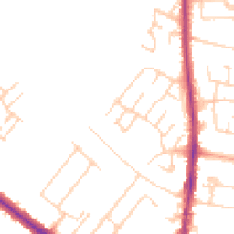 Daytime road noise heatmap for CB4 3LY
