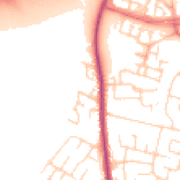 Daytime road noise heatmap for CB4 3NQ