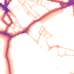 Daytime road noise heatmap for CB5 8AB