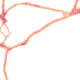 Night-time road noise heatmap for CB5 8AG