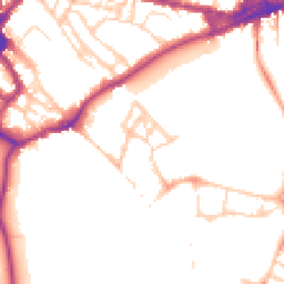 Daytime road noise heatmap for CB5 8AP