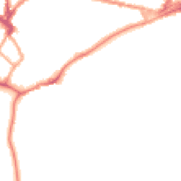 Night-time road noise heatmap for CB5 8AQ