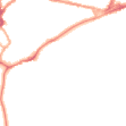Night-time road noise heatmap for CB5 8AT