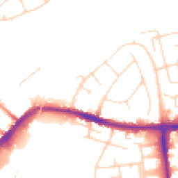 Daytime road noise heatmap for CB5 8EH