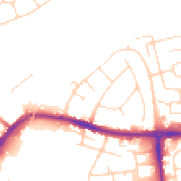Daytime road noise heatmap for CB5 8EJ