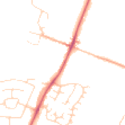 Daytime road noise heatmap for CB5 8SS
