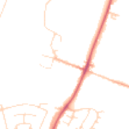 Daytime road noise heatmap for CB5 8ST
