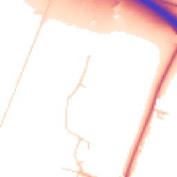 Daytime road noise heatmap for CB5 8SY