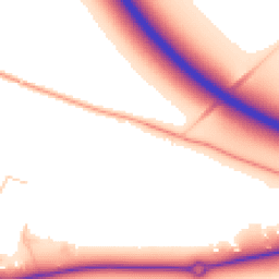 Daytime road noise heatmap for CB5 8TF