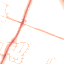Daytime road noise heatmap for CB5 8XJ