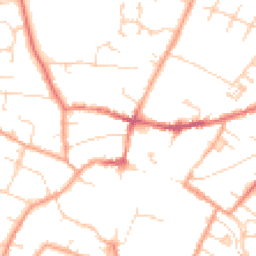 Daytime road noise heatmap for CB6 1AA