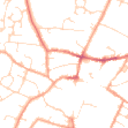 Daytime road noise heatmap for CB6 1AD