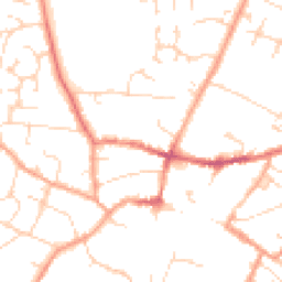 Daytime road noise heatmap for CB6 1AE
