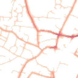 Daytime road noise heatmap for CB6 1AF